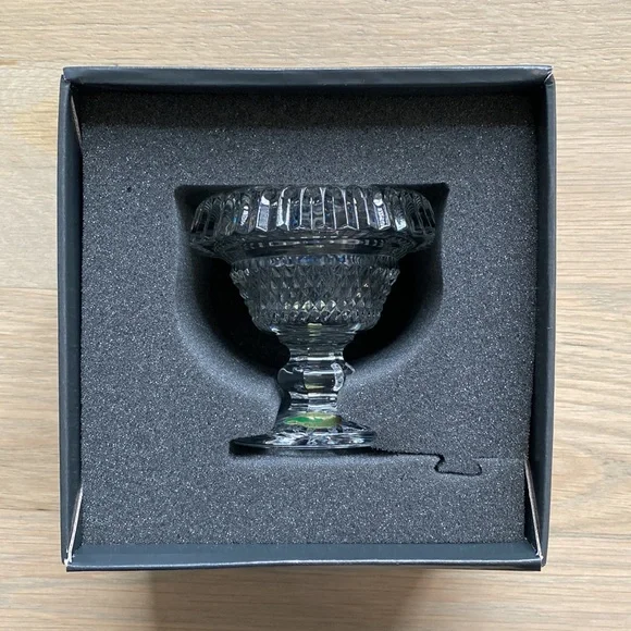 Waterford Crystal Footed Turnover Bowl
